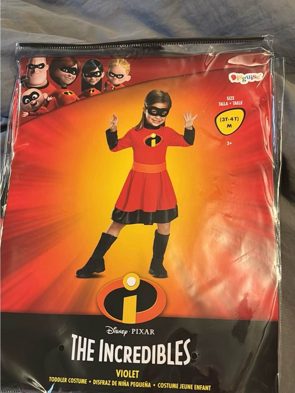 The Incredibles Violet Toddler Costume - Red & Black